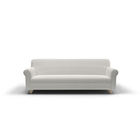 Copridivano Elasticizzato 1 Posto in Poliestere e Cotone Fashionable Panna