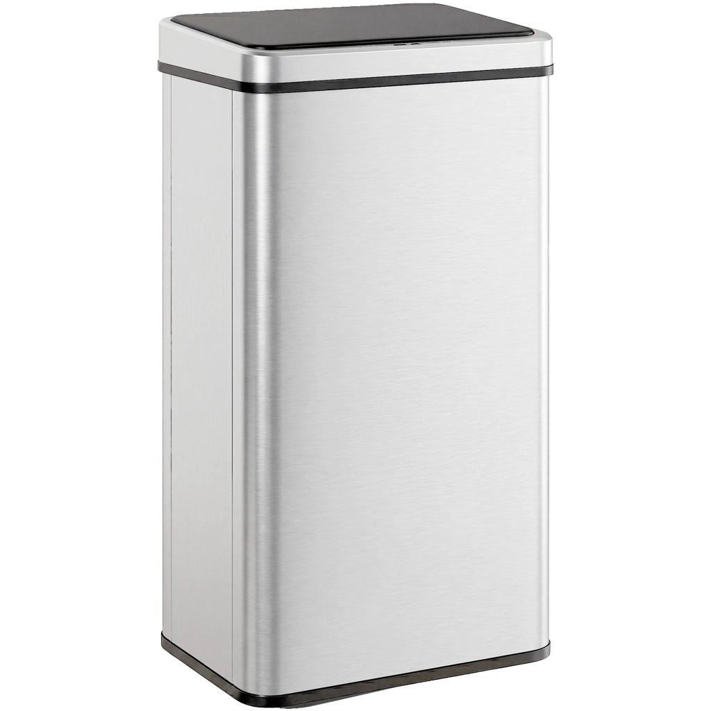 Cestino Automatico 50L ¨C zephmum ¨C Acciaio Inossidabile 35.5x26x67 cm Argento