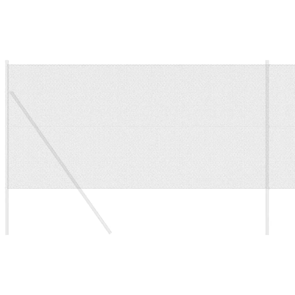Recinzione Esagonale Grigio 1,4 x 50 m PVC 42005577