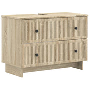 Armadio per Lavabo da Bagno EDE Rovere Sonoma 82 x 41 x 59 cm 895917