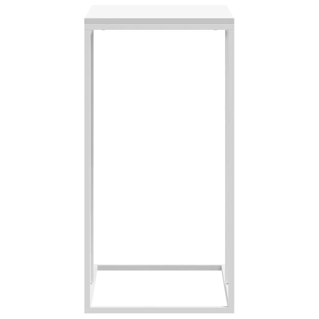 Tavolino da Salotto Bianco 40x30x59 cm in Legno Multistrato 336131
