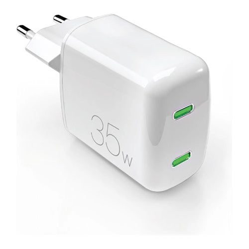 Caricabatterie puro pufcmtcusbcc35wgwhi minipro 35w gan bianco