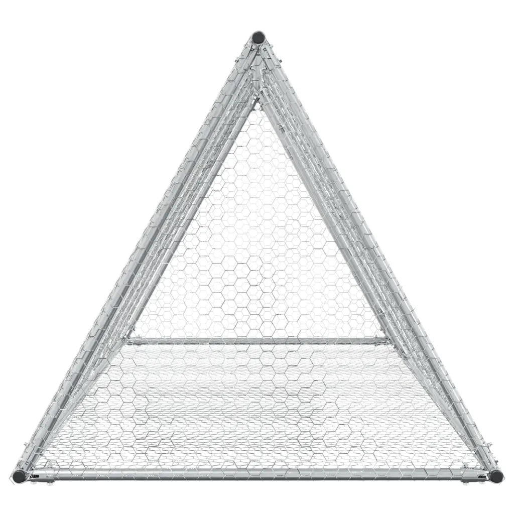 Conigliera Argento 200x105x91 cm in Acciaio Zincato 3281530