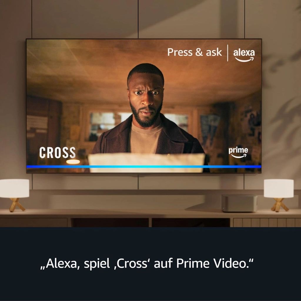 TV 43 Pollici Fire TV 4K QLED Smart TV con Dolby Vision HDR, Dolby Atmos, Controllo vocale Alexa e Triple Tuner, TV UHD LT-43VRQ3555 (2026)