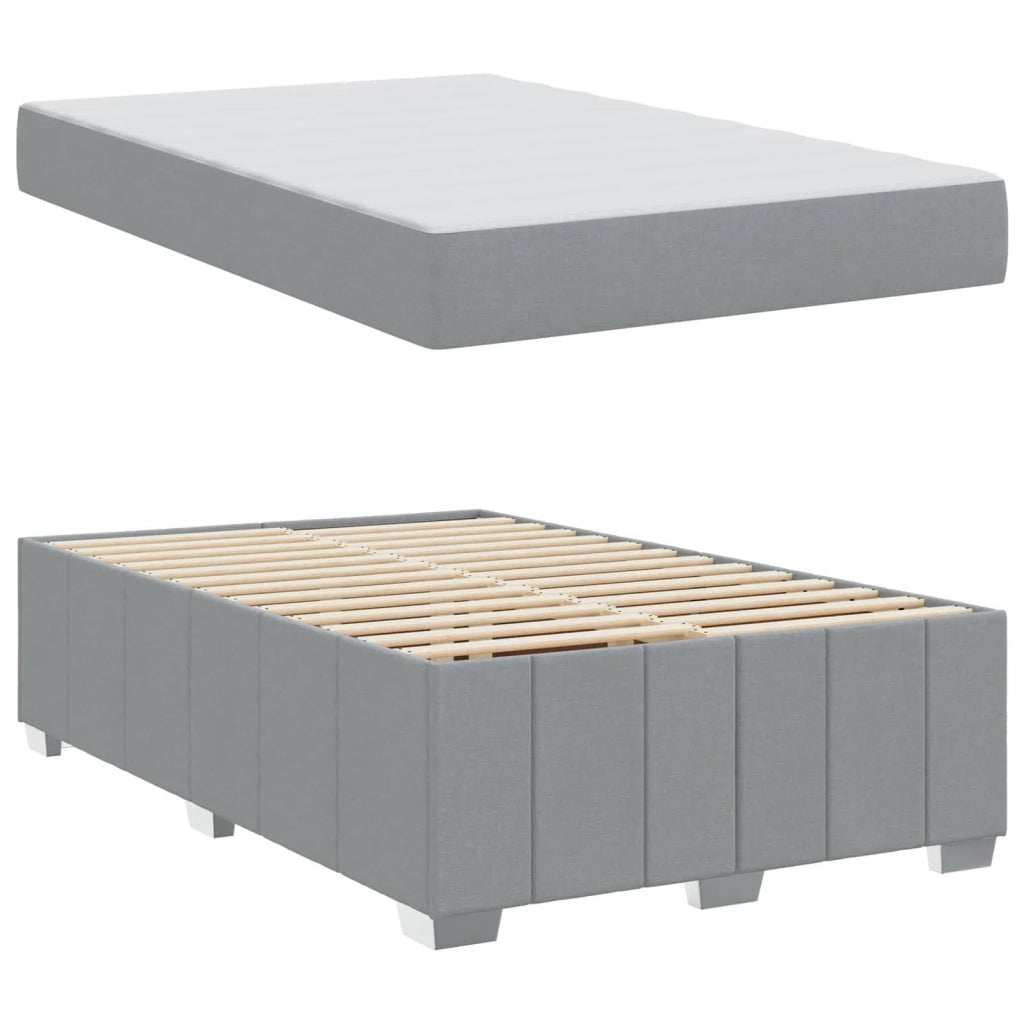 Struttura del letto Grigio chiaro 120 x 200 cm Tessuto 3398279