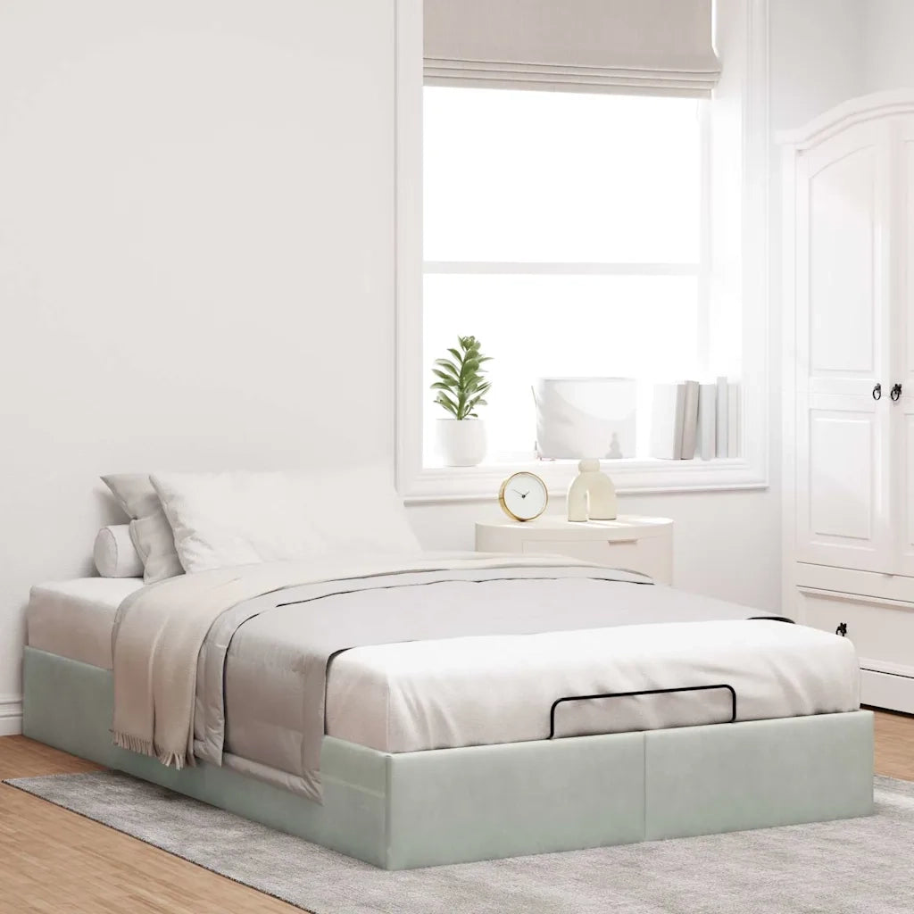 Struttura Letto Pouf Senza Materasso 120x190 cm Velluto