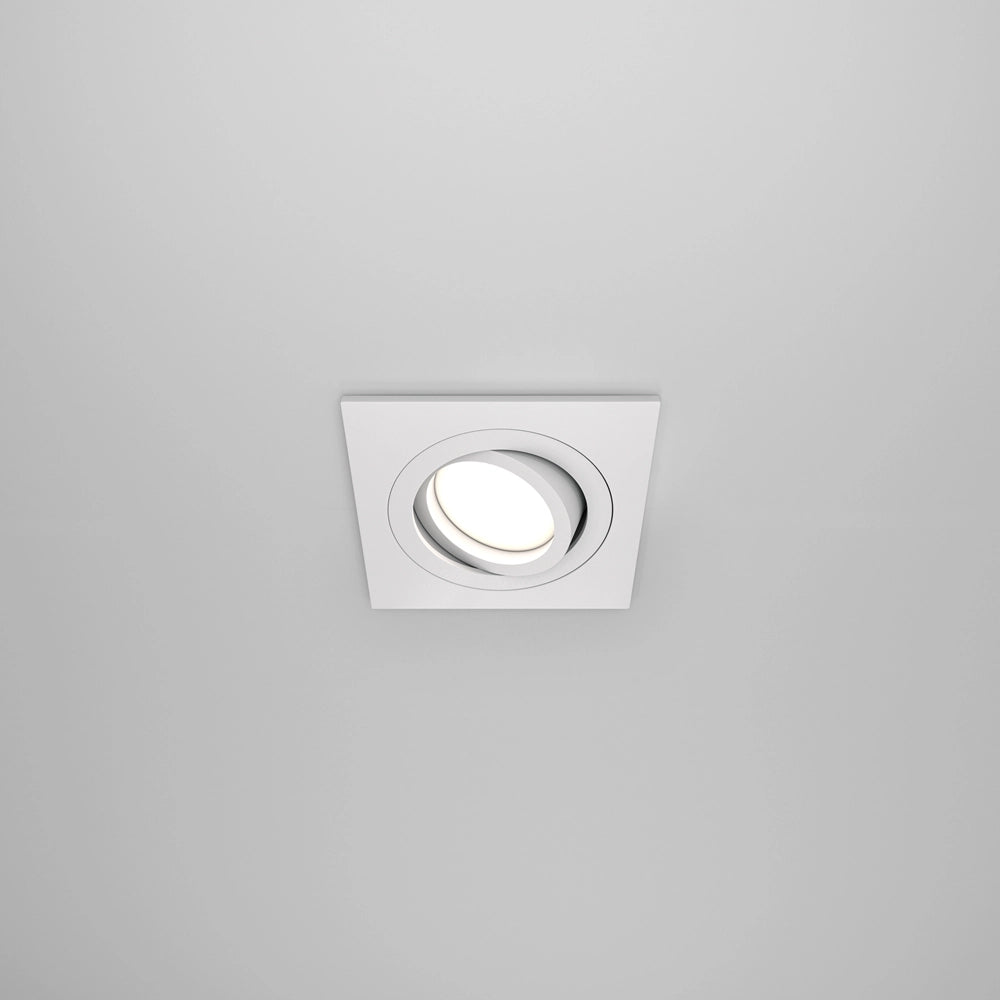 Faretto incasso Maytoni Atom DL024-2-01W GU10 bianco