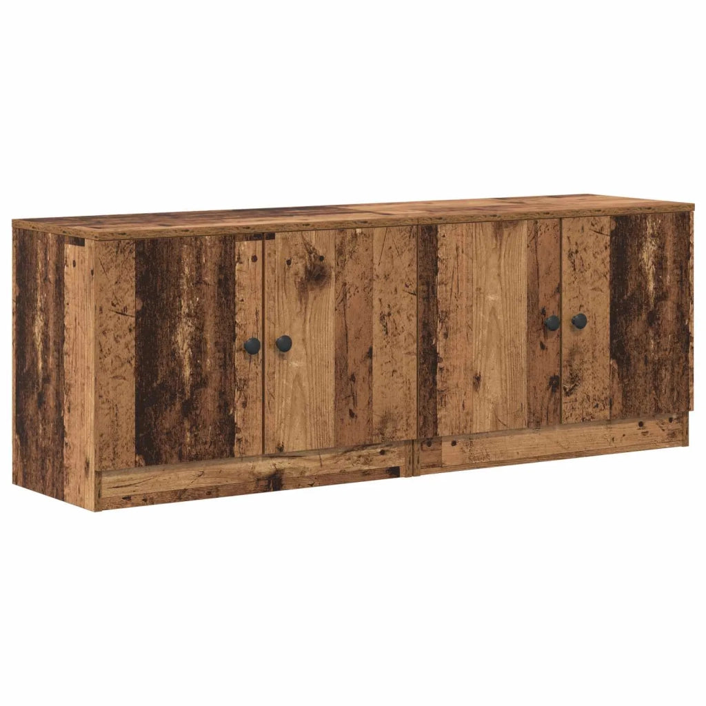 Armadio di stoccaggio per letto a soppalco 2 pz Legno antico 893721