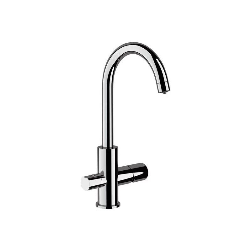 Miscelatore lavello a 3 vie di ingresso con bocca girevole serie Fusion
