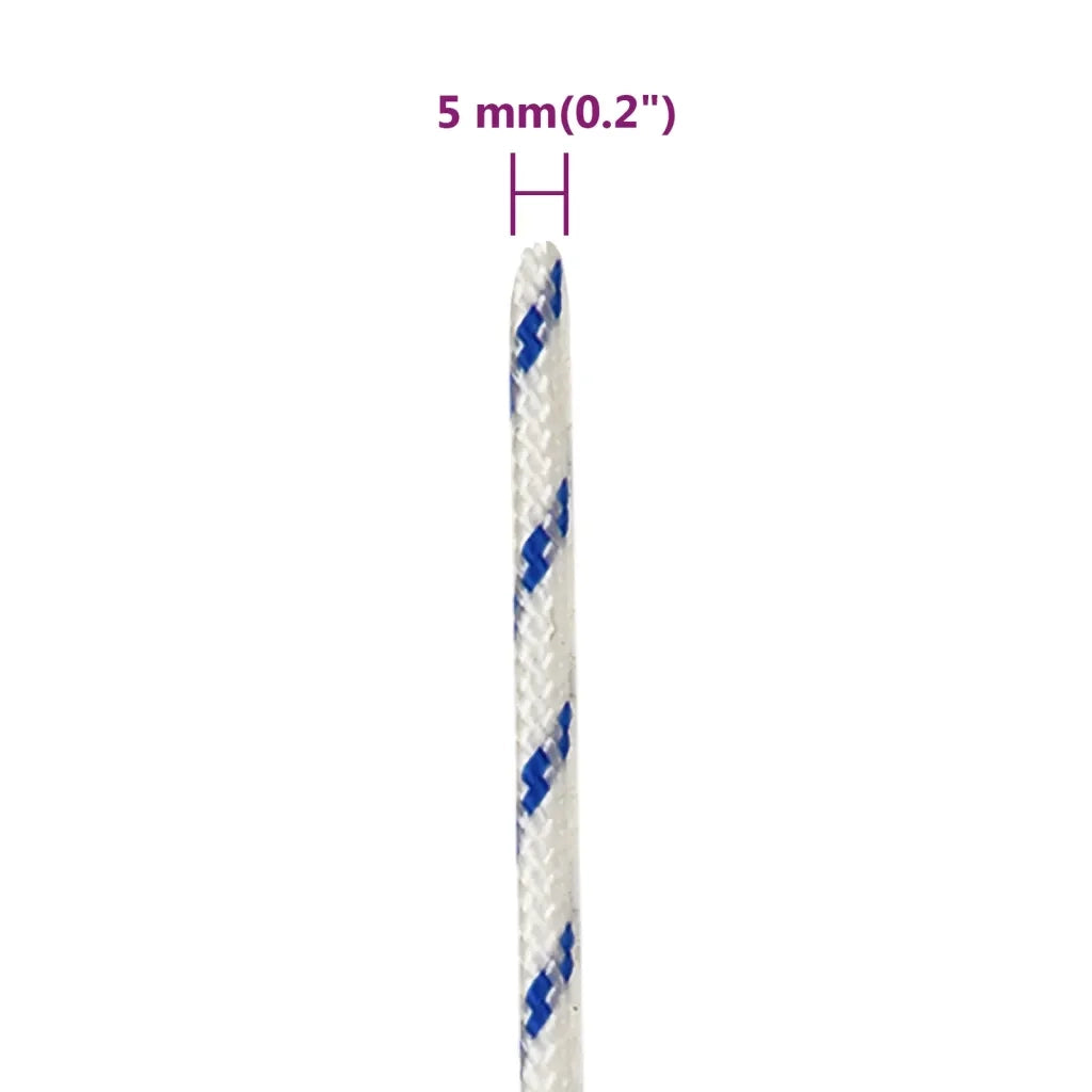 Corda per barca Bianca 5 mm 250 m in Polipropilene 152282