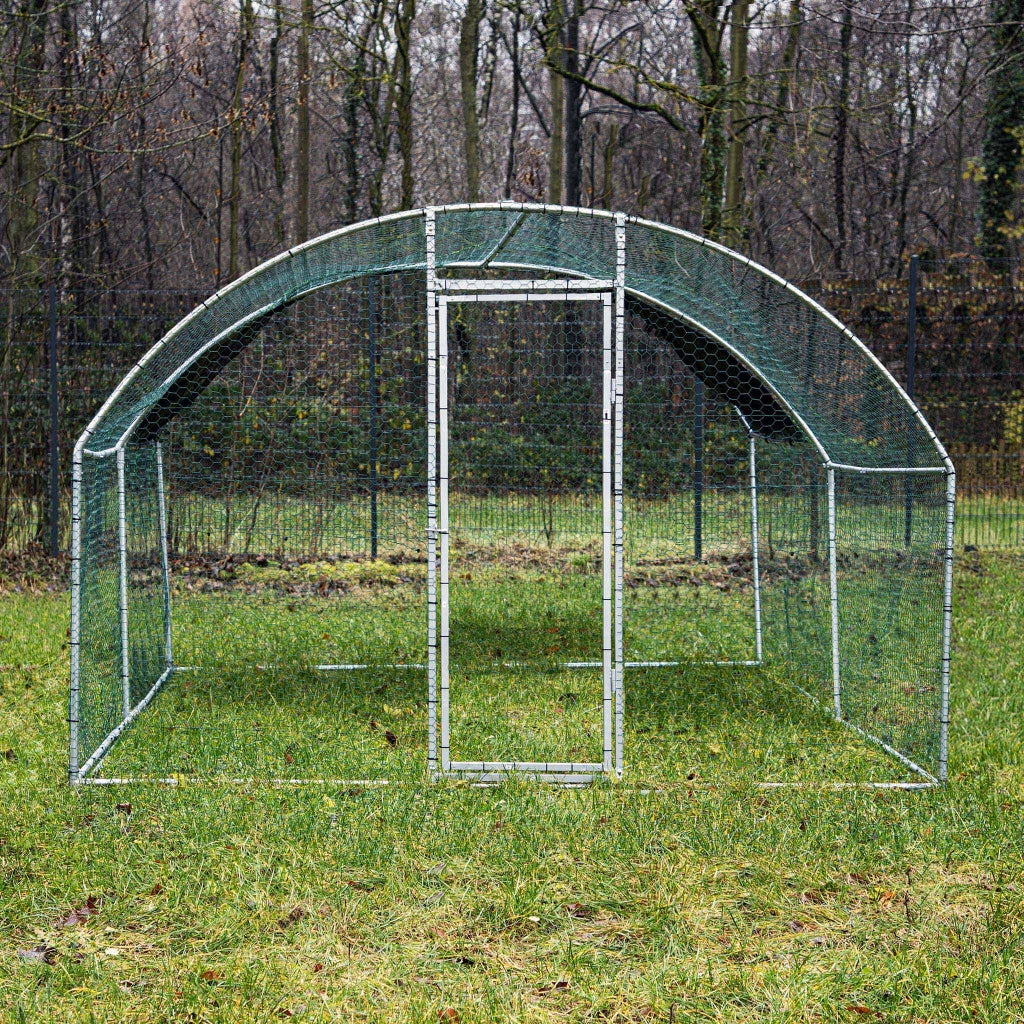 Fudajo Recinto animali XXL 4x2,95x2m con tettoia impermeabile, porta e spazio per movimento libero