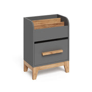 Vitalispa Libreria Grigio 55 x 70 cm con cassetto