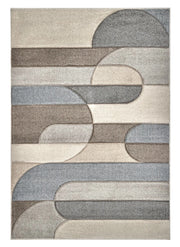 Tappeto FUNNY H8231 grigio beige cm.200x290 design moderno contemporaneo