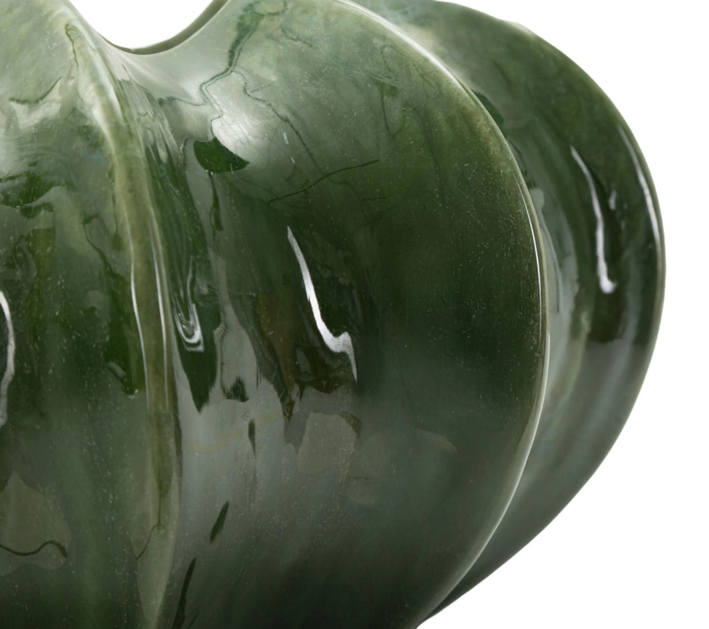 Cachepot Cactus Ø31x16 cm in Ceramica Verde
