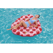 Trade Shop - Materassino Gonfiabile Profumato Lampone 165x151cm Moda Mare Acqua Piscina 43396 -
