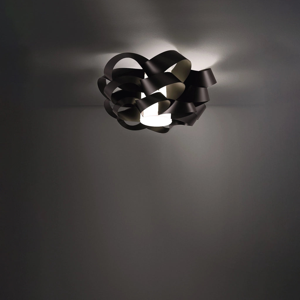 Plafoniera Moderna Cloud Polilux ® Nero 1 Luce E27