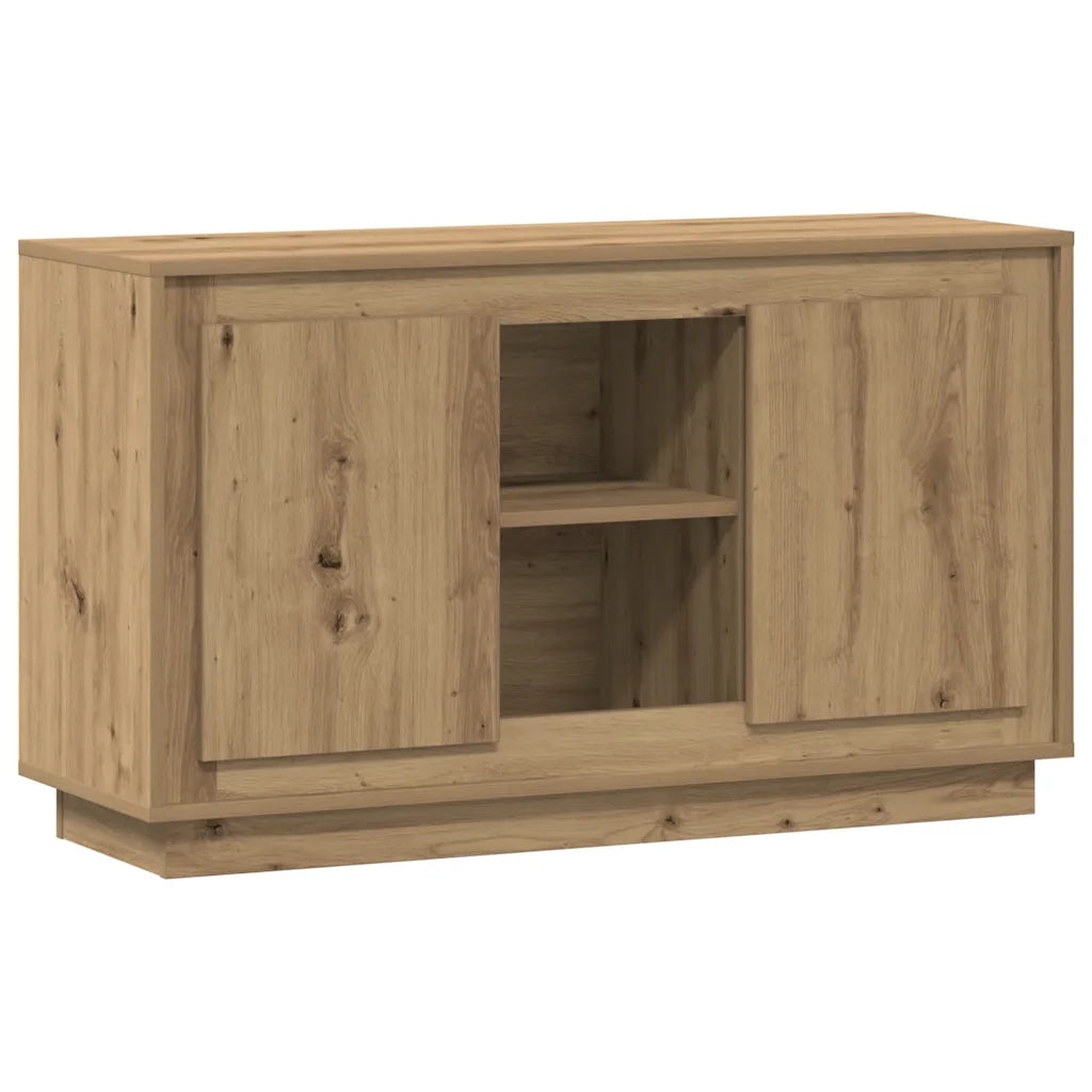 Credenza Rovere Artigianale 102x35x60 cm in Legno Multistrato 857138