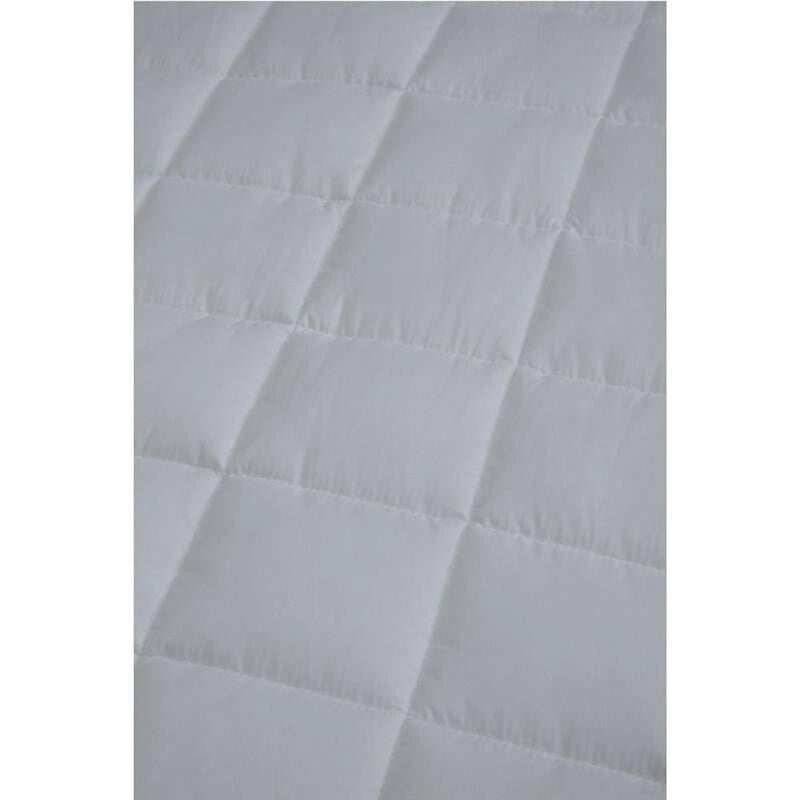 COPRIMATERASSO SINGOLO 80X190 DI COLORE BIANCO 300 GSM