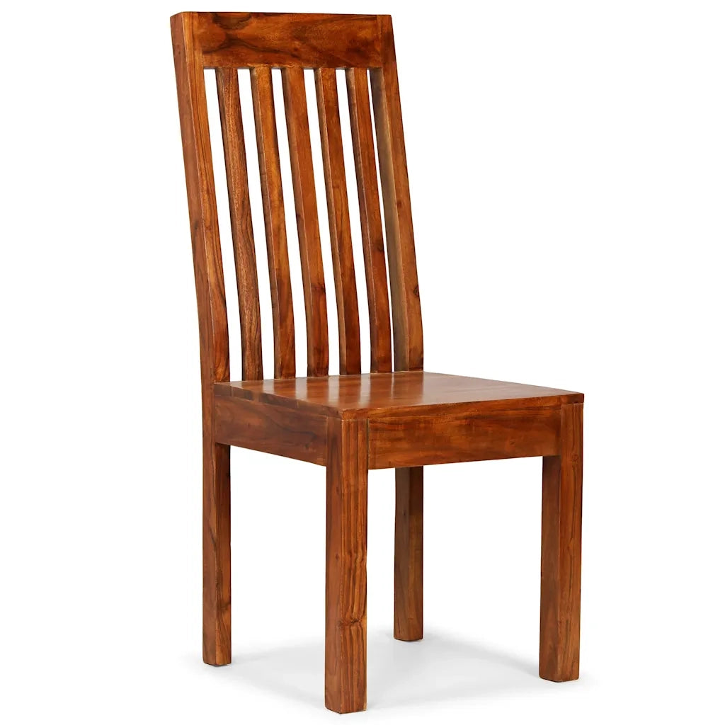 Sedie da Pranzo 6 pz in Legno Massello Moderne 275274