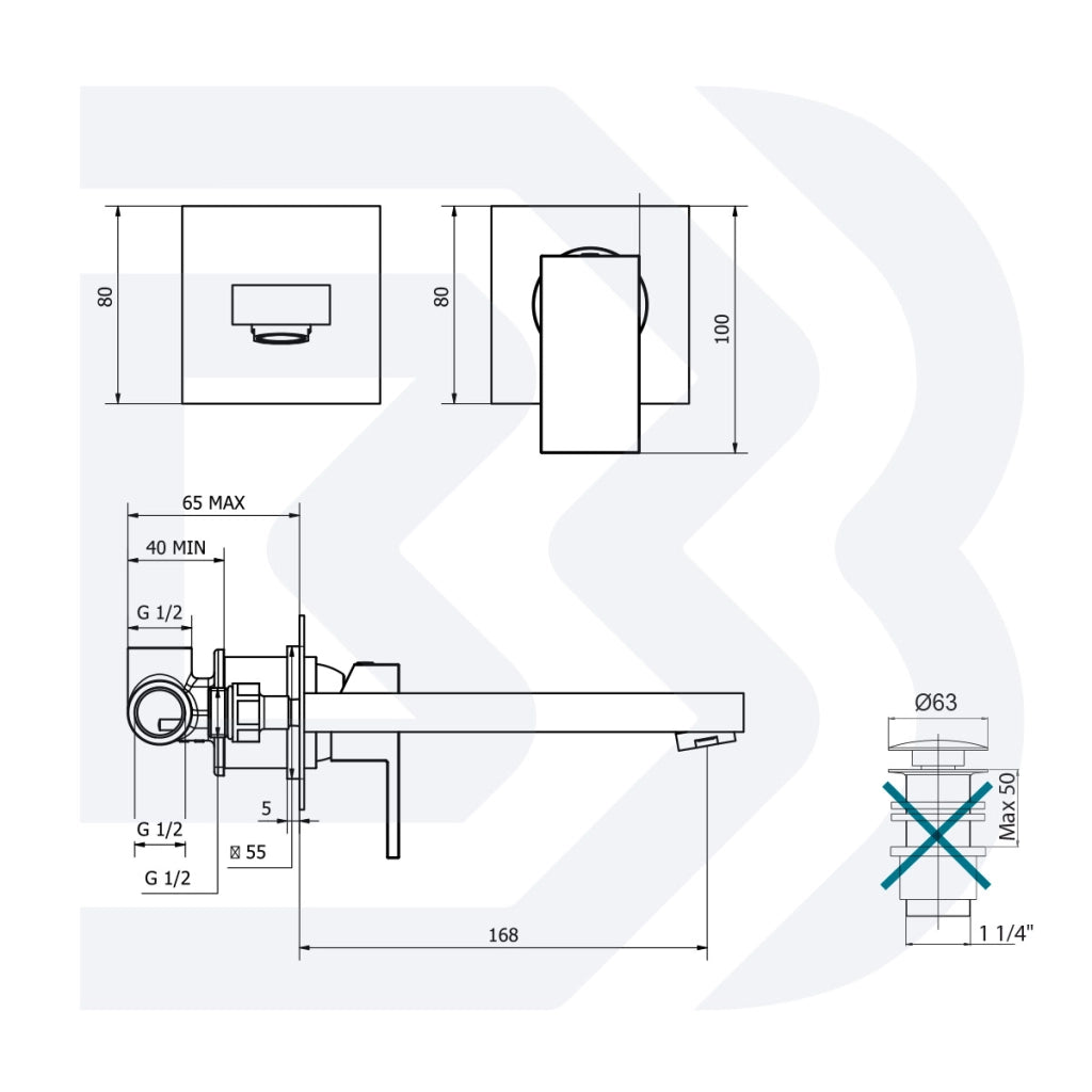 MISCELATORE MONOCOMANDO VASCA CON DOTAZIONE – SERIE METRO – BIANCHI – CROMO 