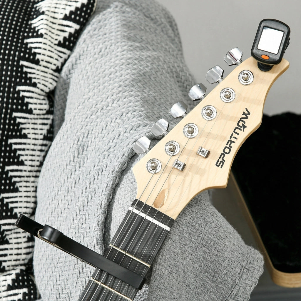 Kit Chitarra Elettrica per Principianti con Amplificatore 15W ¨C zephmum ¨C Nero