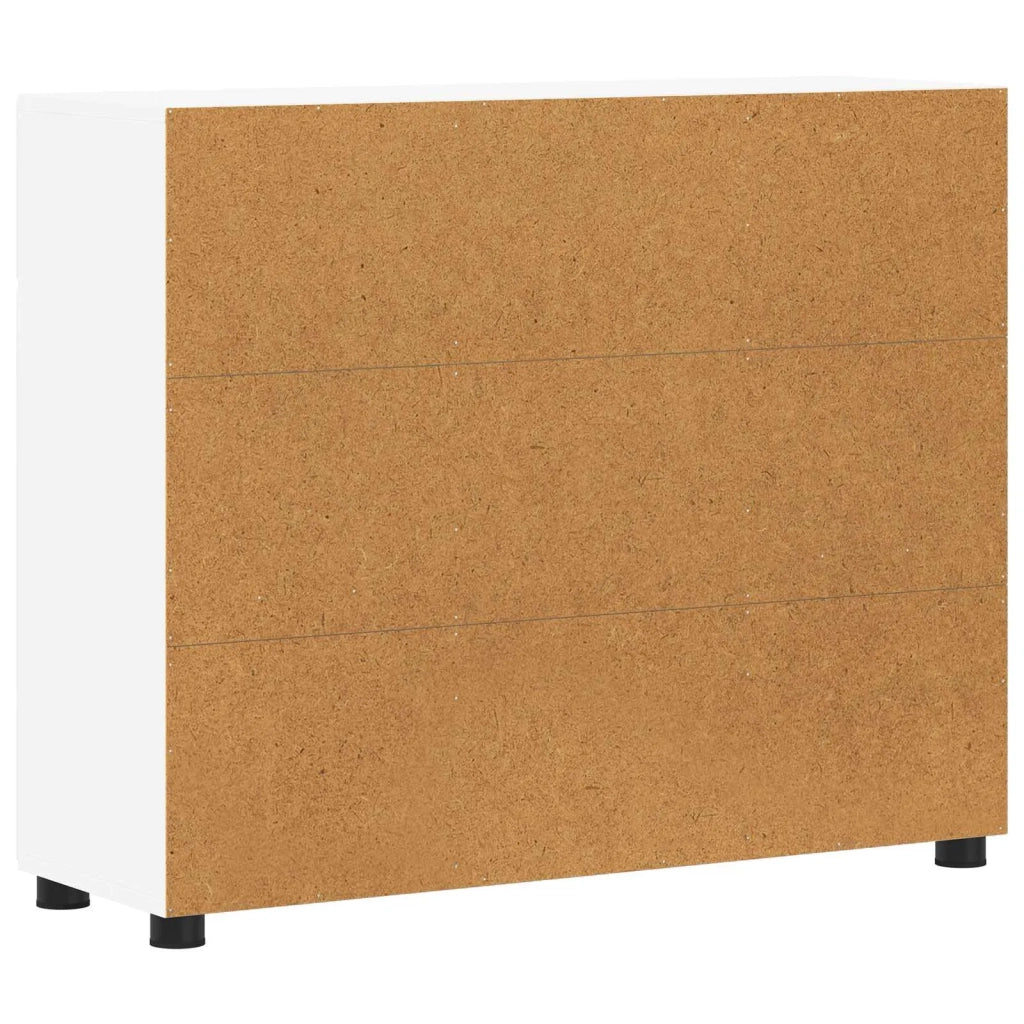 Credenza FLORIN Bianco 88,5 x 30,5 x 73 cm Legno multistrato 880311