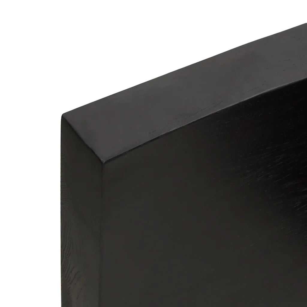 Piano Bagno Marrone Scuro 140x50x(2-6)cm Legno Trattato 3156246