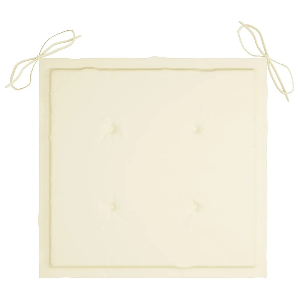 Sedie da Giardino Pieghevoli 2pz con Cuscini in Massello Acacia 3064484