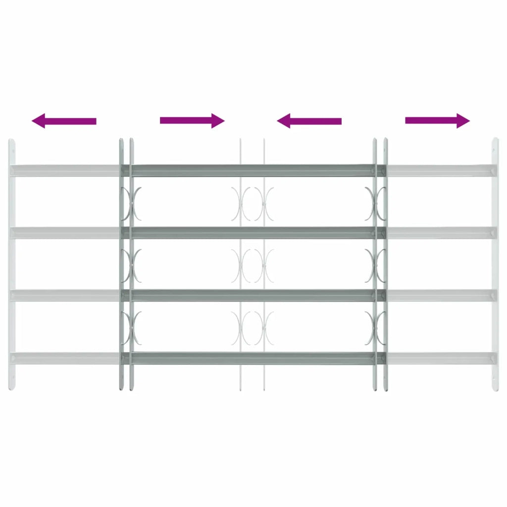 Griglia di sicurezza per finestre con 4 barre trasversali 3 pz CFW9664886