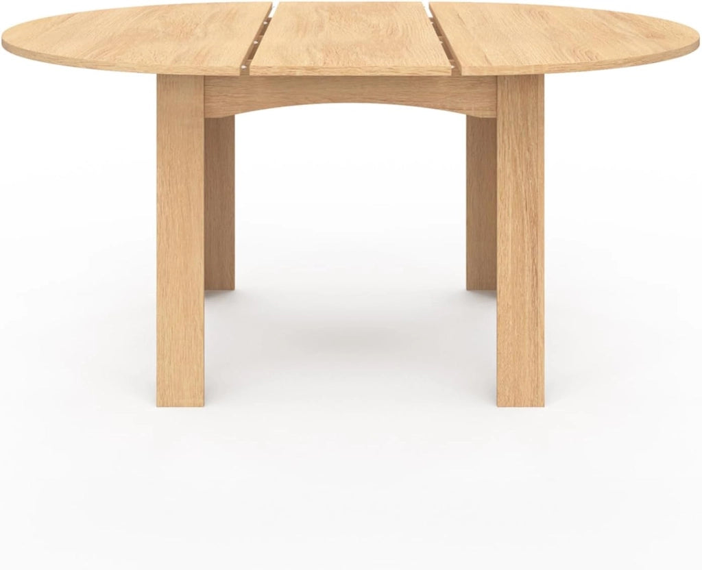 DONA mesa de comedor redonda extensible 4-8 personas haya 110-150 cm