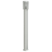 Lampada da terra per esterni in argento 110 cm acciaio inox argento 02_0042515