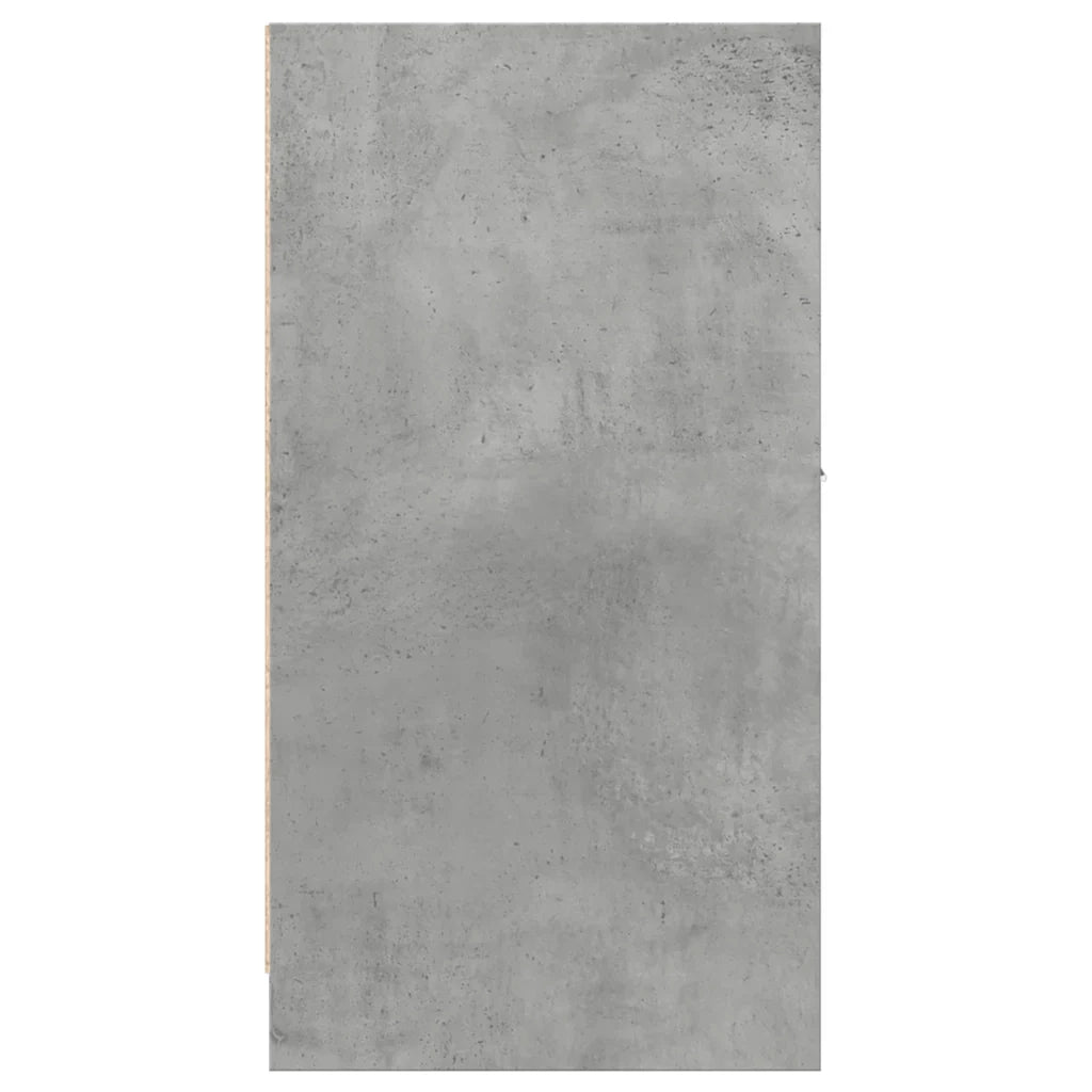 Mobiletto da farmacia multifunzionale design moderno 40 x 41 x 77,5 cm legno composito grigio cemento 02_0050631