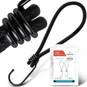 Expansore con ganci, 25 pezzi, 15 cm, espansore in gomma ad alta prestazione con ganci, spannatura universale con gancio per outdoor, uso domestico o sicurezza del carico, spannatura per vele con ganci