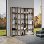 Composizione Libreria E Kato 6R 8 fasce lunghe - Noce