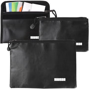 Documenti waterresistenti e resistenti al fuoco - Set di 3 contenitori per documenti A4 e formato compatto - Cartellino documenti in vetroresina e alluminio - Borsa per documenti