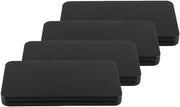 Cassa Metallica per denaro contante 4 pezzi - Organizzatore di denaro con coperchio - Nero - 17 cm