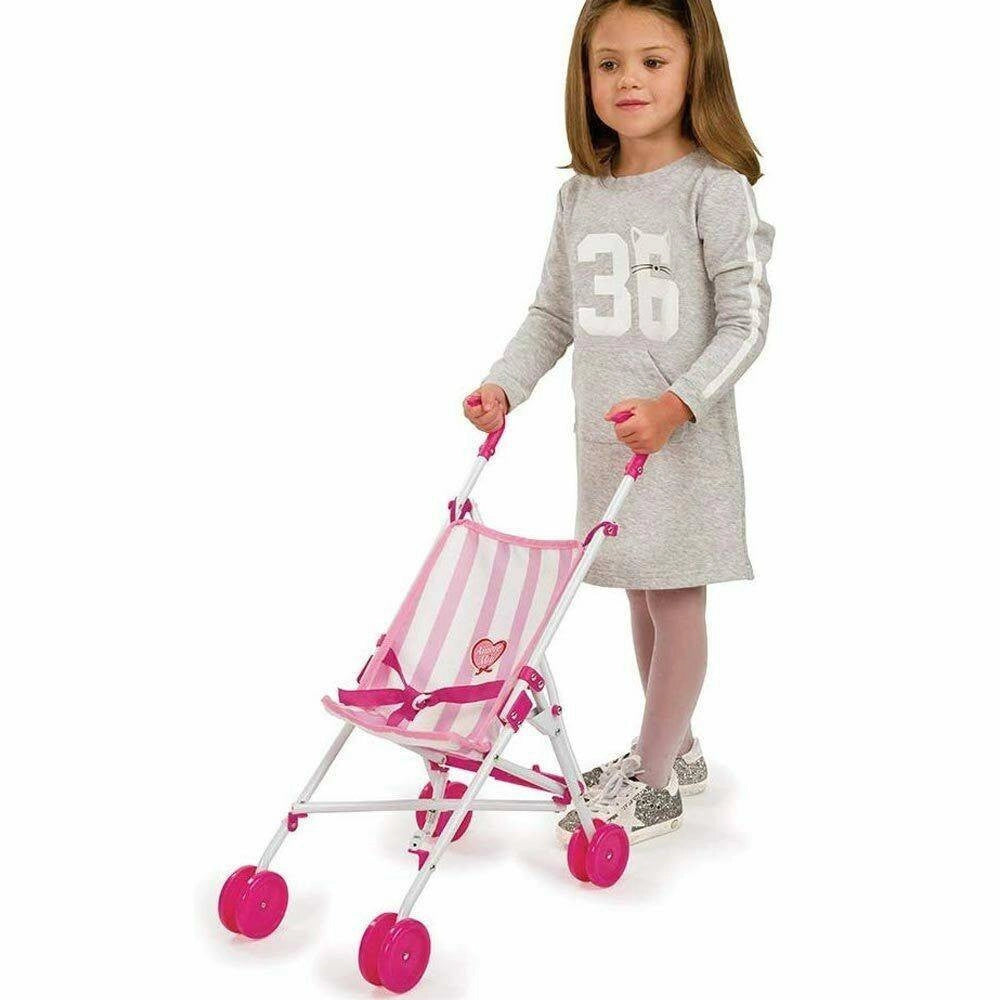 Trade Shop - Amore Mio Passeggino Bambole Giocattolo Bambine Carrozzino Bambolotto Pieghevole -