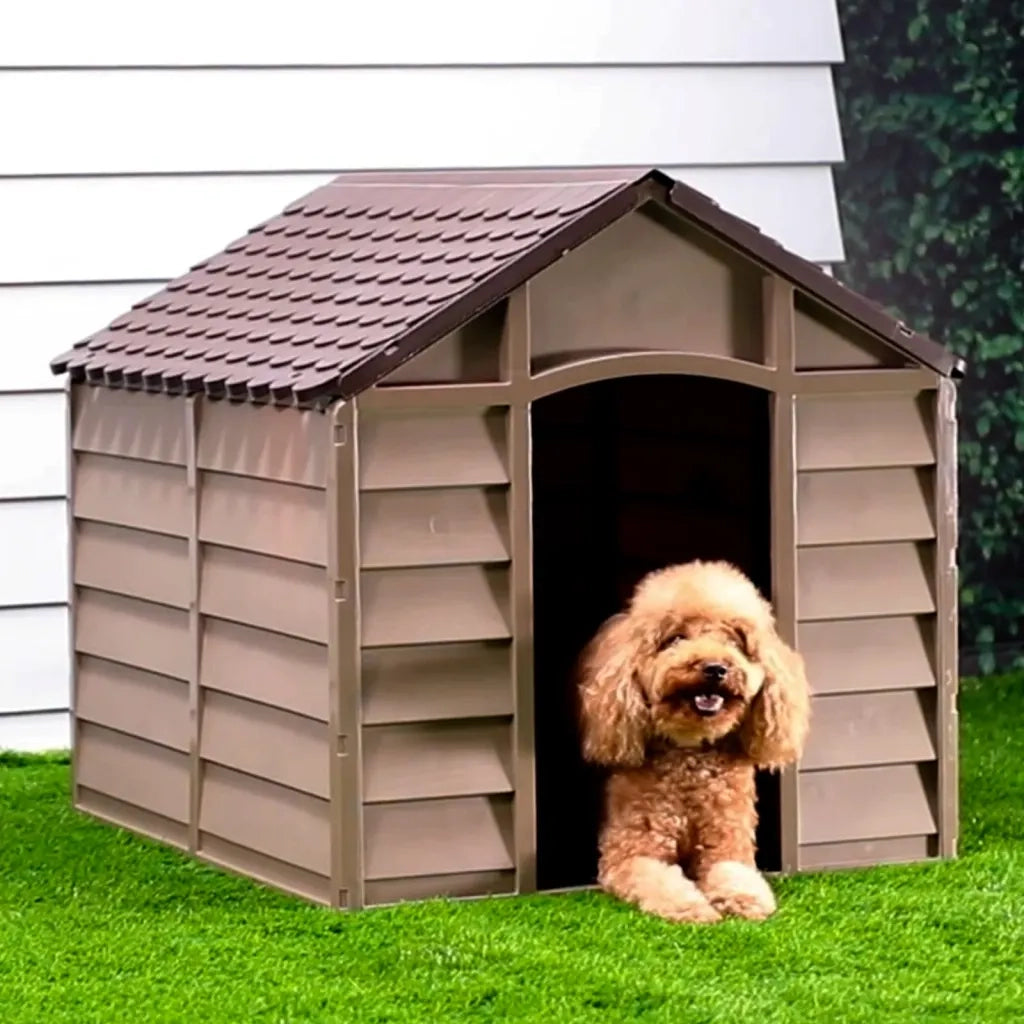 Casetta per Cani Marrone 86x84x82 cm in Polipropilene CFW6482161