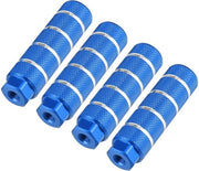 Supporti posteriori per bicicletta 4 pezzi - Lega di alluminio - Antiscivolo - Duraturo - Facili da installare - Adatti per assi 3/8 pollici - Supporti per bicicletta
