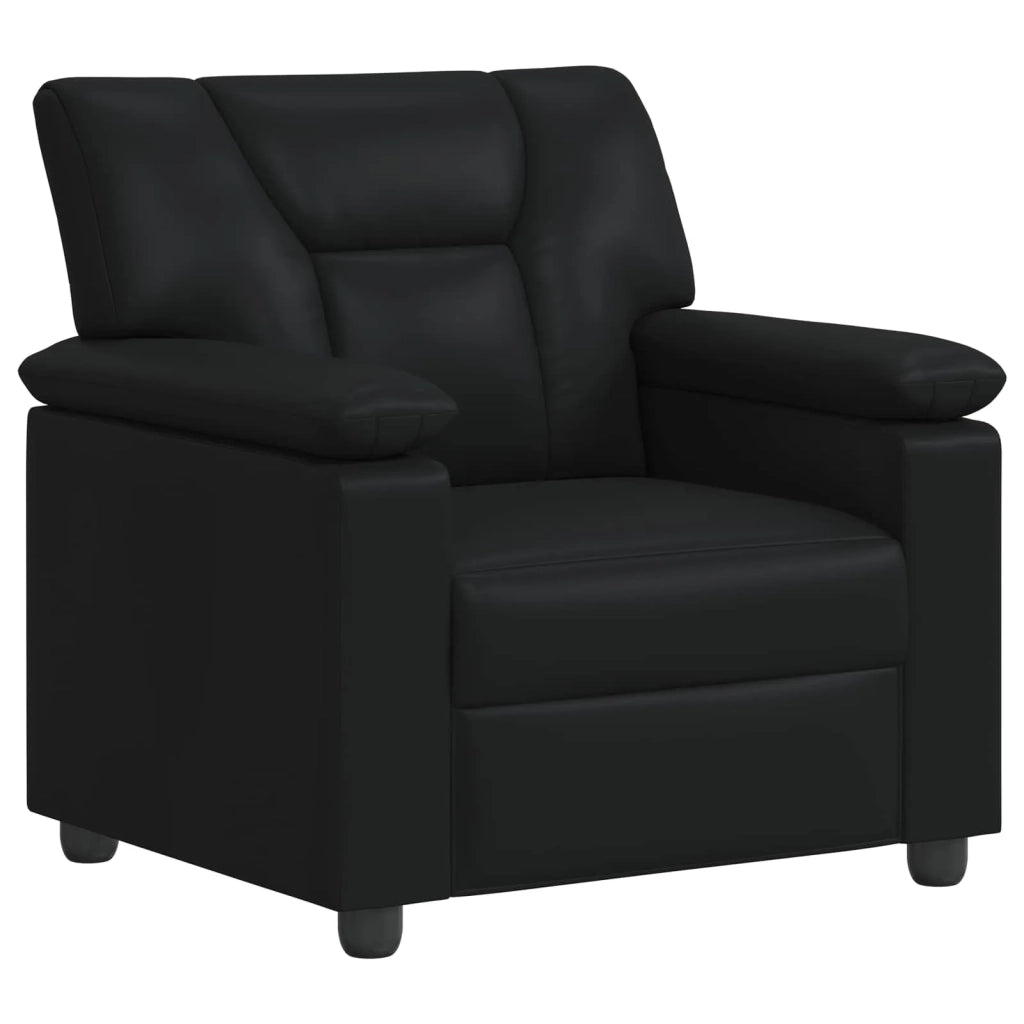Set di divani 3 pcs Nero Similpelle 3430550