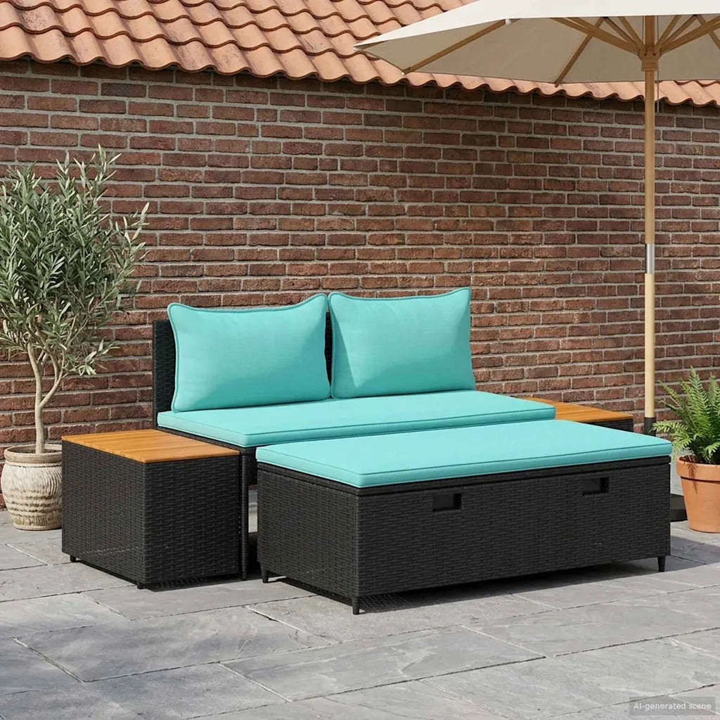 Set di divani da esterno 4 -Seater 4 pz 55 x 30 x 39 cm 42025894