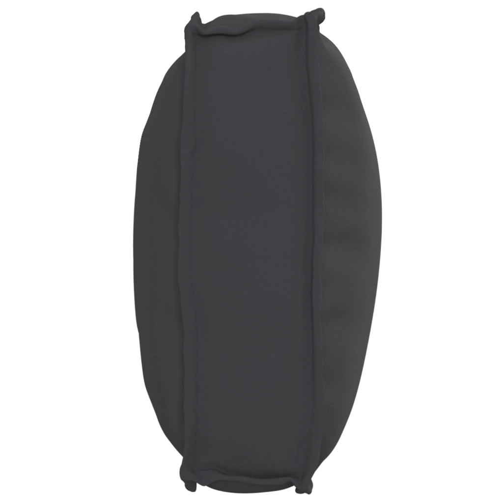 Cuscino da Pallet per Schienale Nero 70x40x12 cm Tessuto Oxford