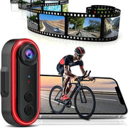 Camera da Bicicletta 2 in 1 con Lampetta - 1080P Registrazione Video da Bicicletta - 6 Modalità di Illuminazione - 150° Angolo di Campo - 180° Regolabile Supporto