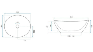 Lavabo Da Appoggio Rea Sofia Mini Shiny Aiax