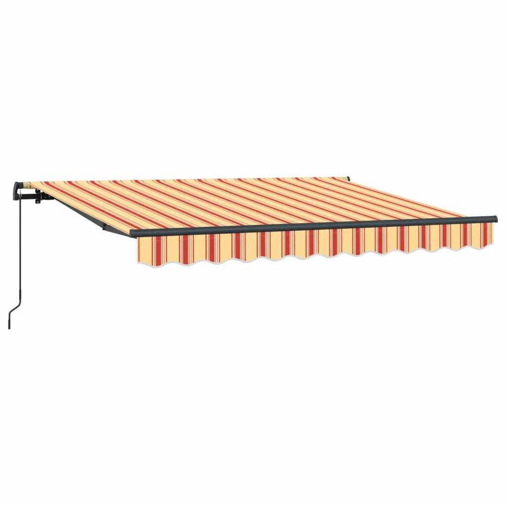 Tenda Retrattile Giallo 350 x 200 cm Tessuto 3329688