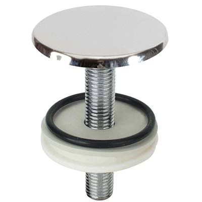 TAPPO COPRIFORO SANITARI OTTONE - CROMATO MM 50 CF=PZ 2- 5 confezioni