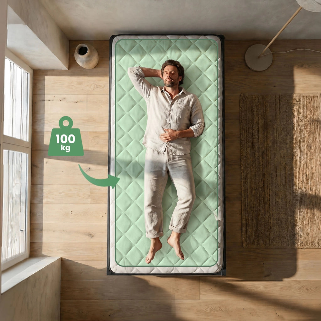 Struttura Letto Pieghevole in Metallo con Materasso Rete a Doghe 90x190 cm Nero Letto per Ospiti 6 Gambe 10 Doghe