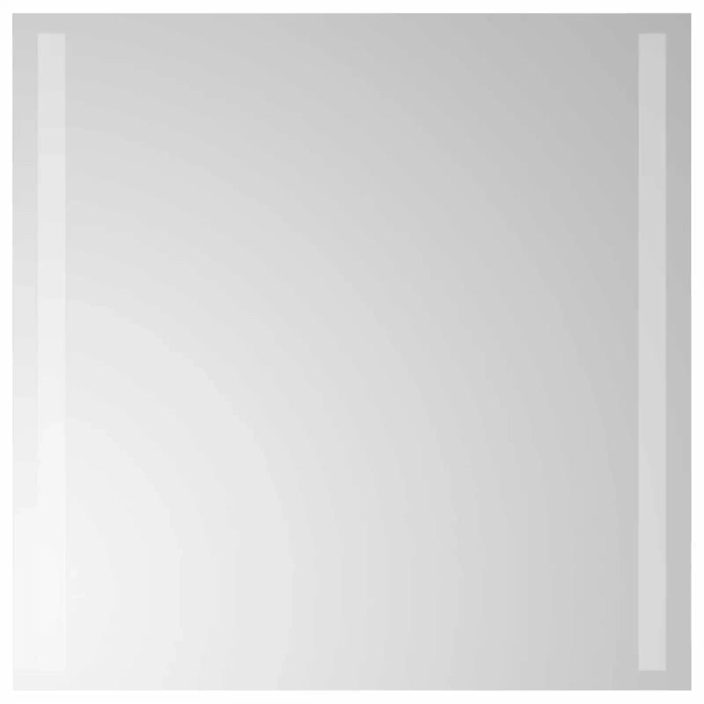 Specchio da bagno LED Trasparente 50 x 50 cm vetro temperato 42045789