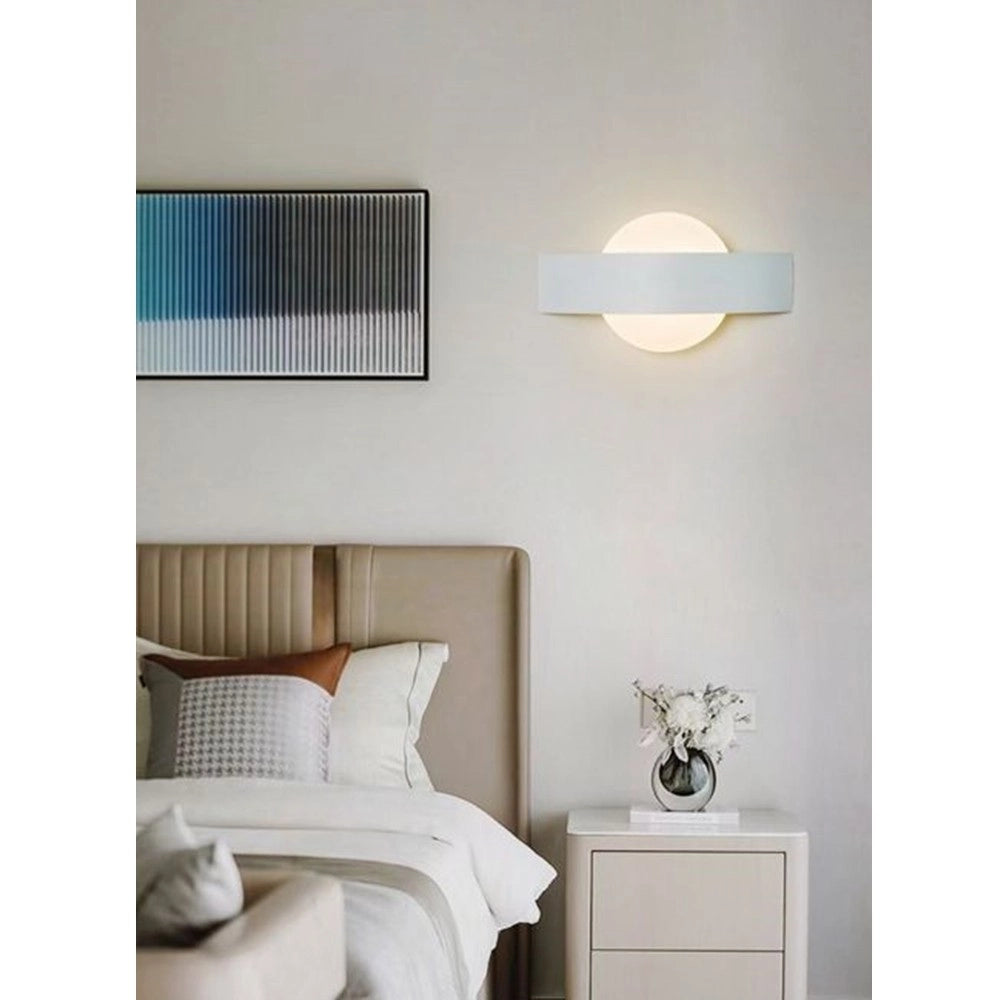 Trade Shop - Applique Da Parete Led 8watt Doppia Emissione Luce 3 Colorazioni Di Luce E17-b3c -