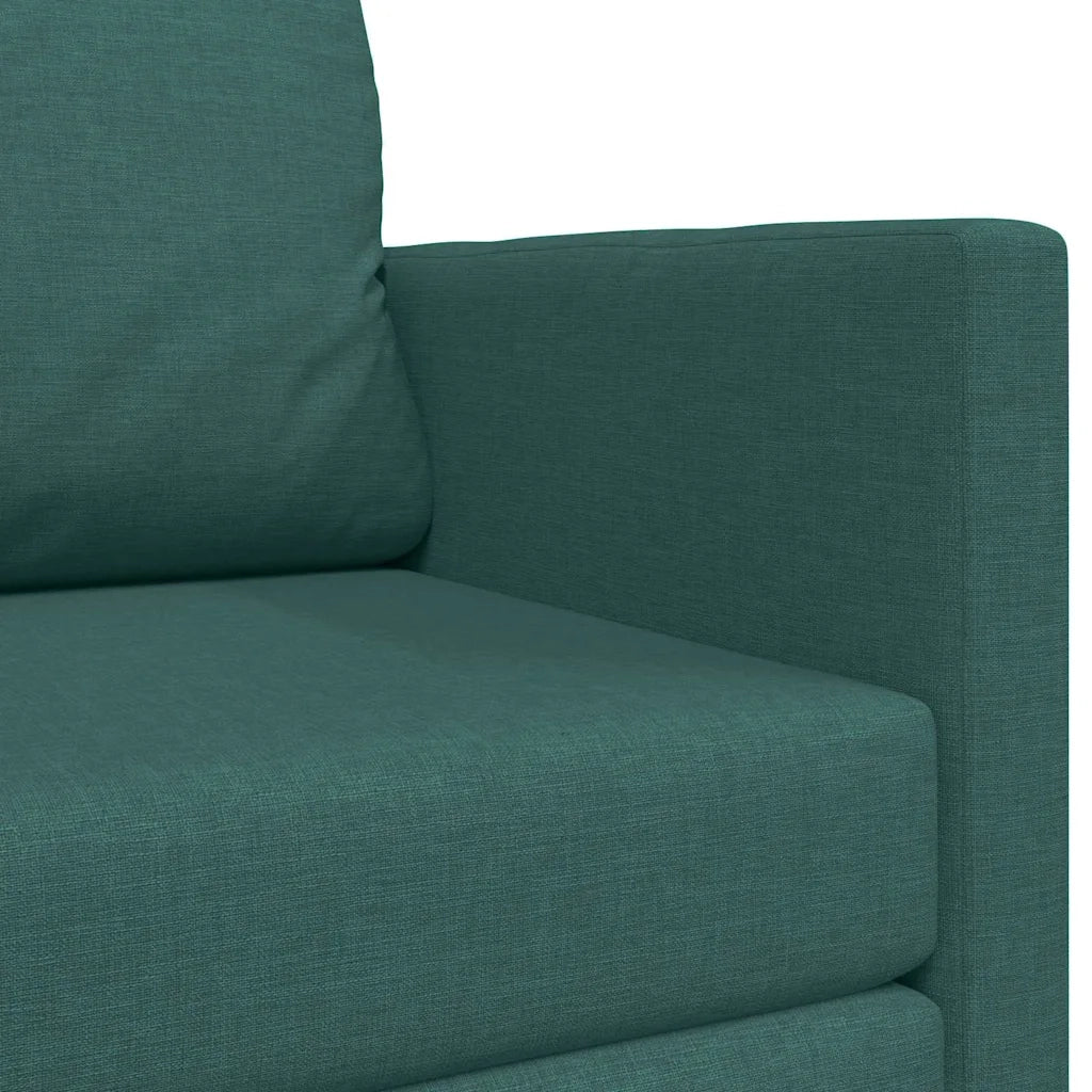 vidaXL Divano letto Verde scuro 124 x 71 x 78 cm Tessuto